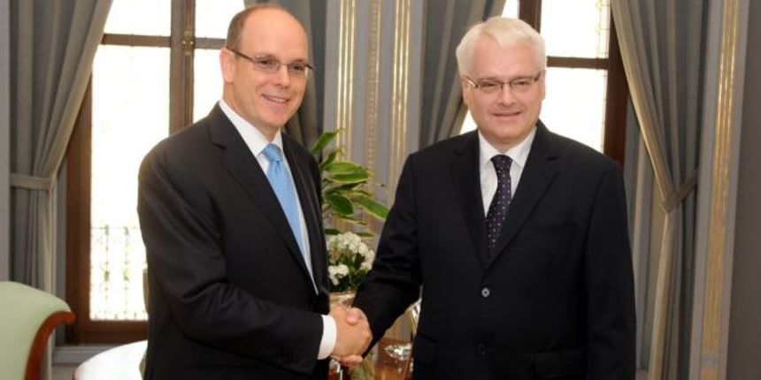 Ivo Josipović i Princ Albert ( foto Cropix) Ivo Josipović i Princ Albert ( foto Cropix)