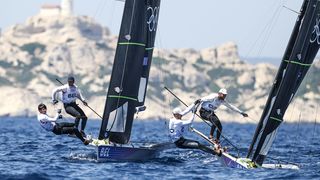 OI Pariz 2024: Braća Fantela u klasi 49er na regatnom polju u Marseilleu