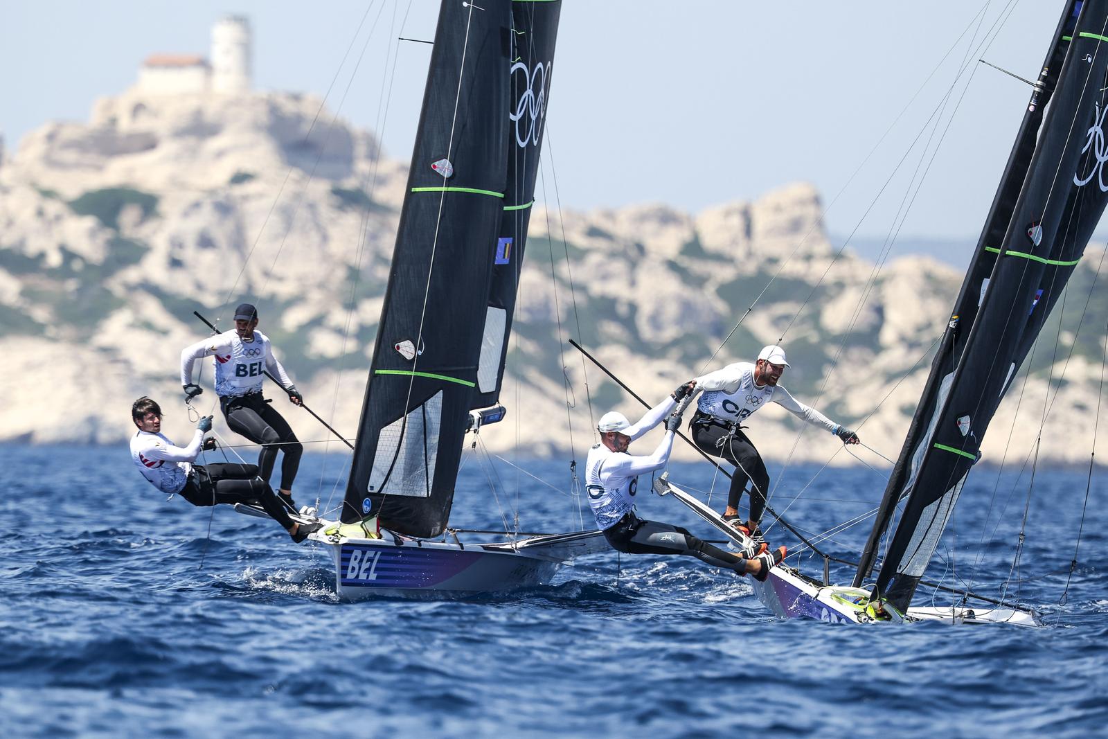 OI Pariz 2024: Braća Fantela u klasi 49er na regatnom polju u Marseilleu