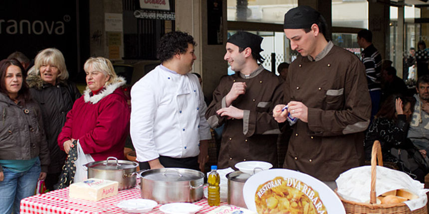Zadarski pjat – bakalar na Kalelargi, Foto: Leo Banić Zadarski pjat – bakalar na Kalelargi, Foto: Leo Banić