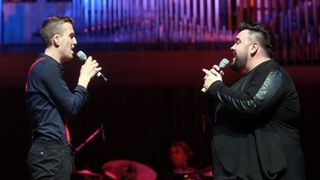 Dvorana Vatroslav Lisinski, humanitarni koncert udruge Ljubav na djelu kojim se prikuplja novac za lijecenje djece oboljele od malignih bolesti. Koncert je odrzao Jacques Houdek sa zvijezdama The Voicea. Photo: Goran Jakus/PIXSELL