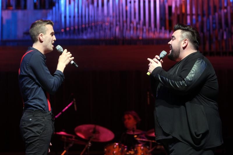 Dvorana Vatroslav Lisinski, humanitarni koncert udruge Ljubav na djelu kojim se prikuplja novac za lijecenje djece oboljele od malignih bolesti. Koncert je odrzao Jacques Houdek sa zvijezdama The Voicea. Photo: Goran Jakus/PIXSELL