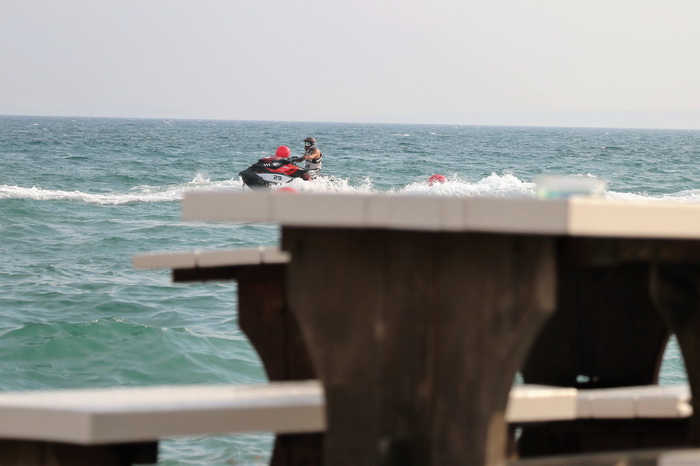 Vir: Slobodan trening na plaži Jadro pred utrke Alpe Adria Jest Ski Toura. Foto: Kažimir Škrbić/Virski list