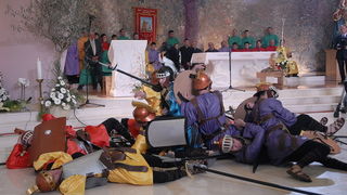 Metkovic, 050410.
Festival zudija, cuvara Kristova groba, u zupi sv. Nikole u Metkovicu.
Jubilarni deseti po redu vodicki festival Zudija Metkovic 2010, ove je godine odrzan u zupi Svetog Nikole na desnoj strani grada Metkovica uz sudjelovanje 24 skupine Metkovic, 050410.
Festival zudija, cuvara Kristova groba, u zupi sv. Nikole u Metkovicu.
Jubilarni deseti po redu vodicki festival Zudija Metkovic 2010, ove je godine odrzan u zupi Svetog Nikole na desnoj strani grada Metkovica uz sudjelovanje 24 skupine