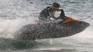 Vir: Slobodan trening na plaži Jadro pred utrke Alpe Adria Jest Ski Toura. Foto: Kažimir Škrbić/Virski list