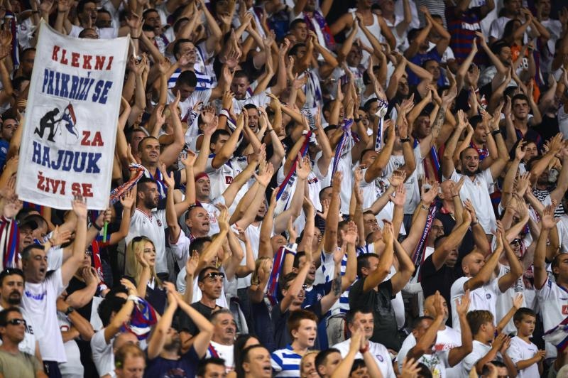 Stadion Poljud, Split – Uzvratna utakmica doigravanja za Europsku ligu, HNK Hajduk – FC Slovan Liberec 0-1. Photo: PIXSELL