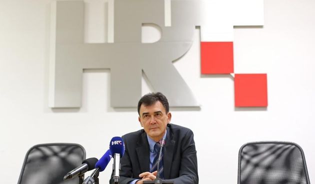 Goran Radman odrzao konferenciju za medije, nakon smjene s mjesta glavnog ravnatelja HRT-a. Photo: Igor Kralj/PIXSELL