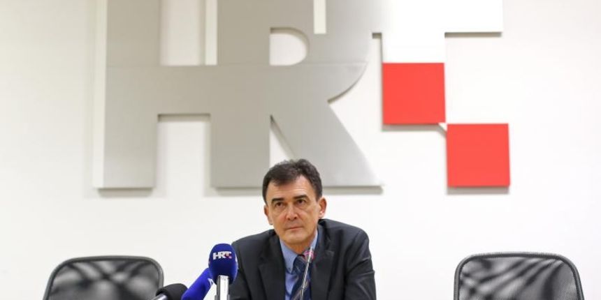 Goran Radman odrzao konferenciju za medije, nakon smjene s mjesta glavnog ravnatelja HRT-a. Photo: Igor Kralj/PIXSELL
