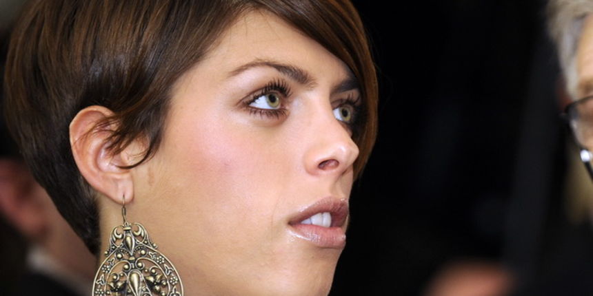 Zagreb, 261109. Hotel Westin, dvorana Panorama. Proglasenje najboljih hrvatskih atleticara za 2009. godinu. Na slici: Blanka Vlasic hrvatska skakacica u vis najbolja atleticarka za 2009. godinu. Foto: Drago Sopta / CROPIX