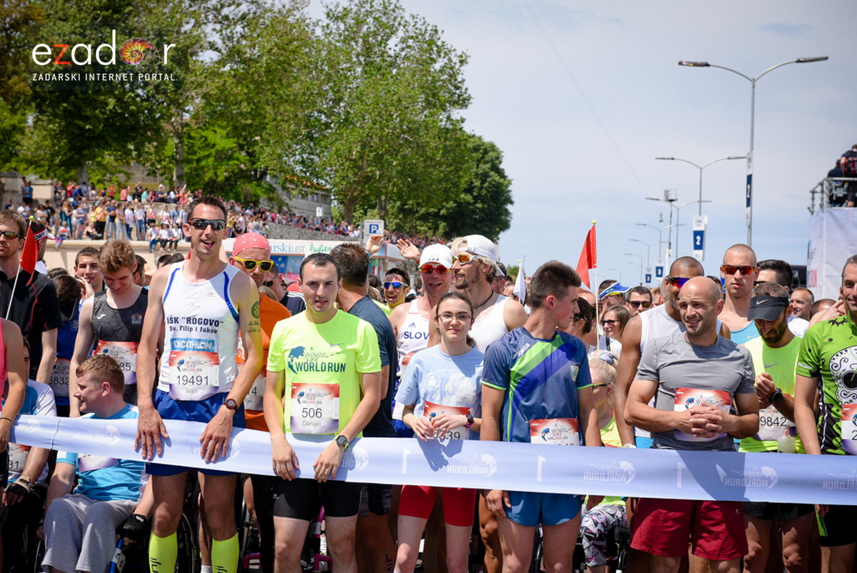 Start utrke Wings for Life World Run Zadar 2018.