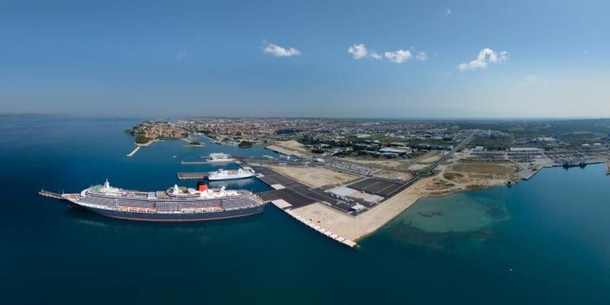 Nova luka Gaženica, pogled iz zraka, Foto: Dino Stanin/PIXSELL Nova luka Gaženica, pogled iz zraka, Foto: Dino Stanin/PIXSELL