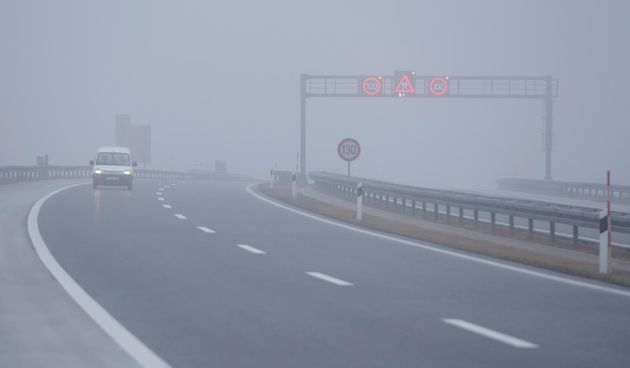 Autocesta, magla