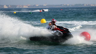 Vir: Slobodan trening na plaži Jadro pred utrke Alpe Adria Jest Ski Toura. Foto: Kažimir Škrbić/Virski list