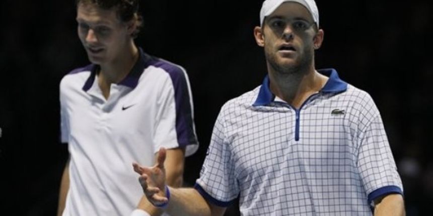 Tomaš Berdych i Andy Roddick, foto: AP Photo