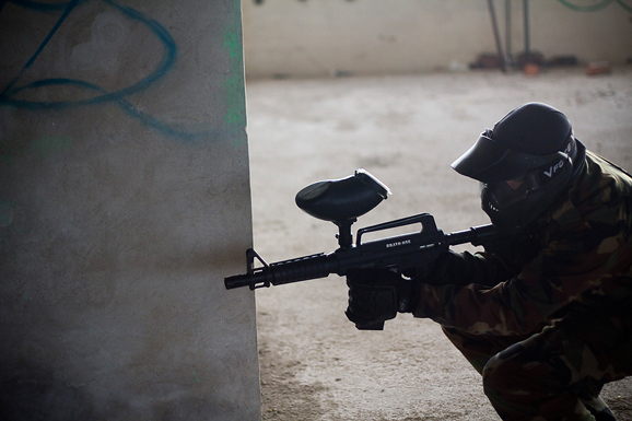 Paintball u Gaženici, 22. siječnja 2012. (foto:Saša Čuka)