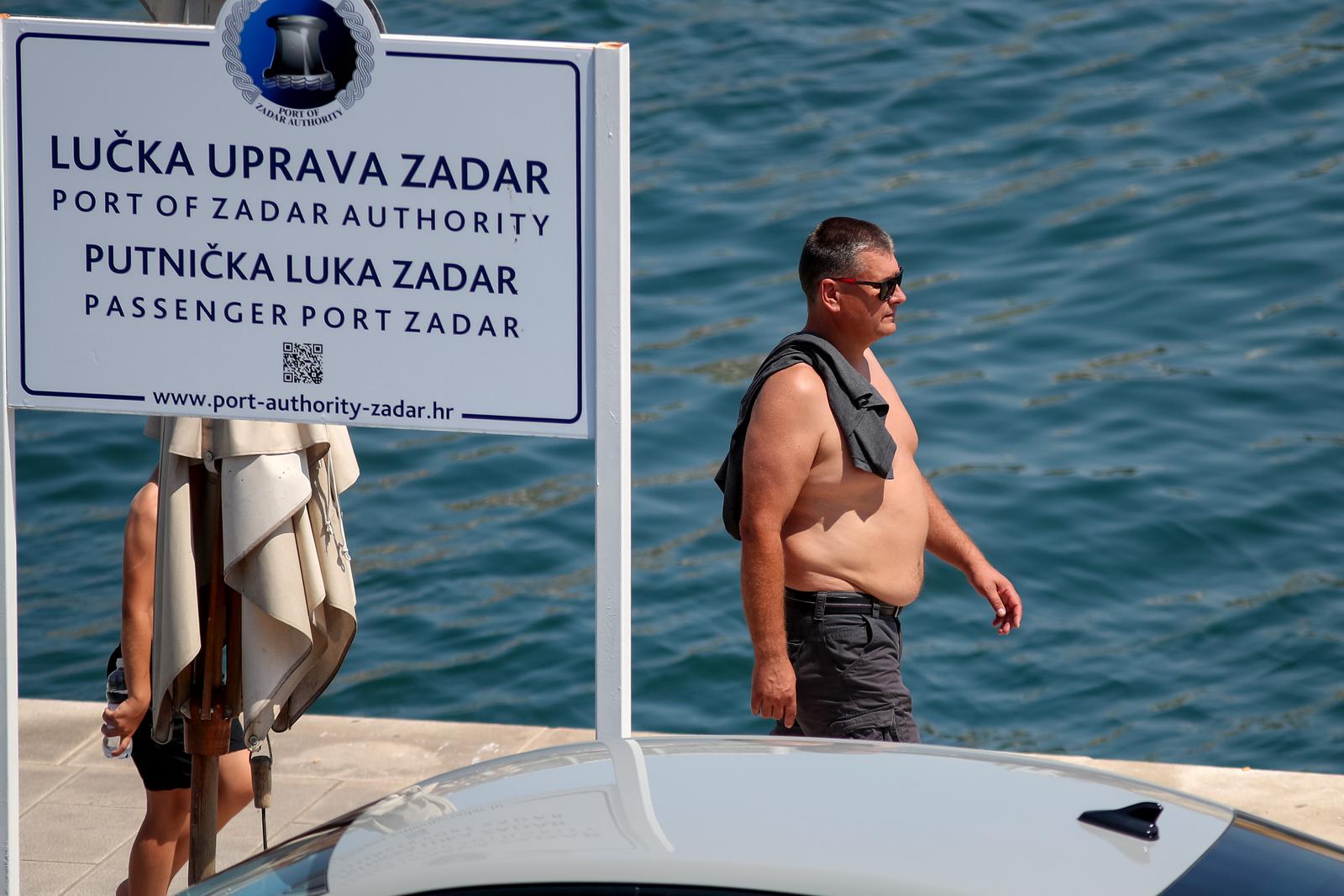 Toplinski val ponovo u Zadru Toplinski val ponovo u Zadru