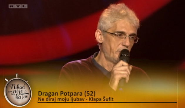 Dragan Potpara u RTL-ovom showu Nikad nije kasno