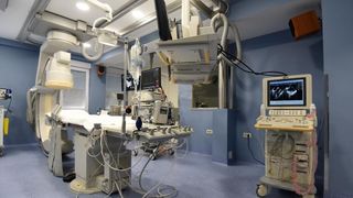 U Općoj bolnici Zadar svečano otvorena nova angio sala donacija dr. Freidoona Ghazija. Foto: Dino Stanin/PIXSELL U Općoj bolnici Zadar svečano otvorena nova angio sala donacija dr. Freidoona Ghazija. Foto: Dino Stanin/PIXSELL