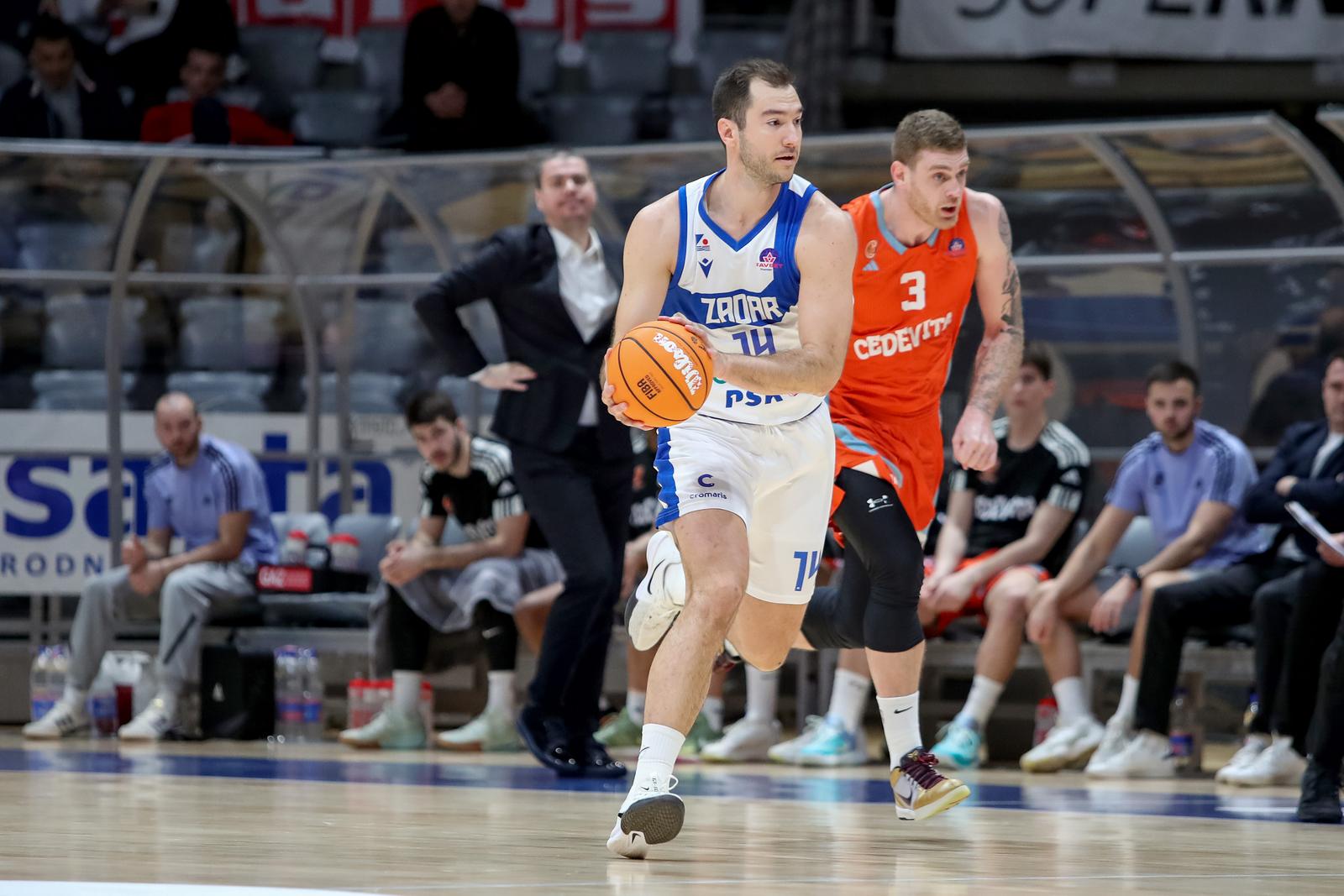 Zadar i Cedevita Junior odigrali utakmicu 19. kola FavBet Premijer lige