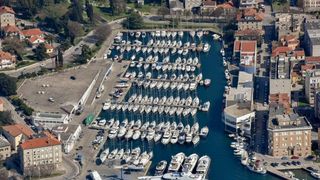 Zadar – Tankerkomercova marina u gradskoj luci. Photo: Dino Stanin/PIXSELL
