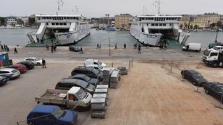 Radovi na izgradnji kanalizacijskog sustava na Liburnskoj obali. Photo: Dino Stanin/PIXSELL