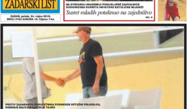 Tajne fotografije Reno Sinovčić, Zadarski list