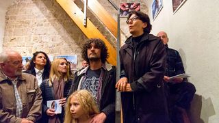 Galerija Kapetanova kula: Svečano otvorenje izložbe “Rastočeno vrime” Stipe Suraća. Foto: Mladen Radolović Mrlja Galerija Kapetanova kula: Svečano otvorenje izložbe “Rastočeno vrime” Stipe Suraća. Foto: Mladen Radolović Mrlja