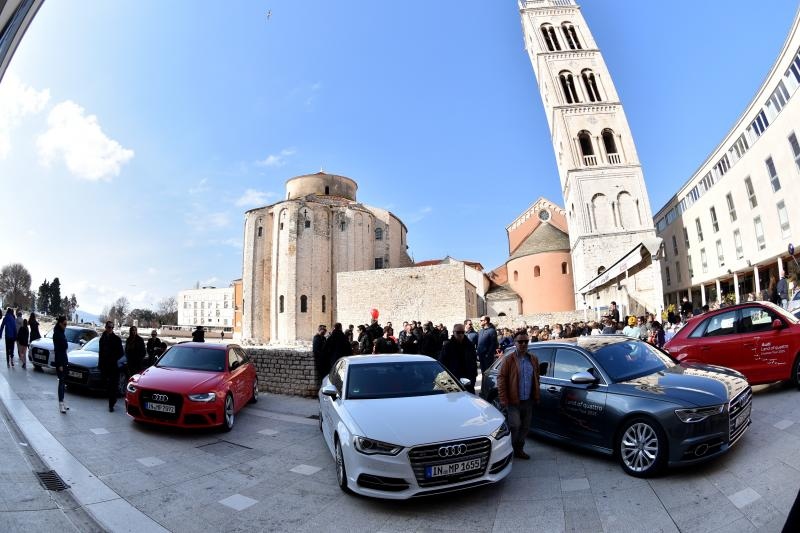 Audi Hrvatska organizirala je ekskluzivnu prezentaciju sportskih automobila Audi S i RS modela na Forumu. Photo: Dino Stanin/PIXSELL Audi Hrvatska organizirala je ekskluzivnu prezentaciju sportskih automobila Audi S i RS modela na Forumu. Photo: Dino Stanin/PIXSELL