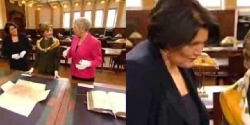 Mirjana Sanader i Laura Bush (foto: HTV) Mirjana Sanader i Laura Bush (foto: HTV)