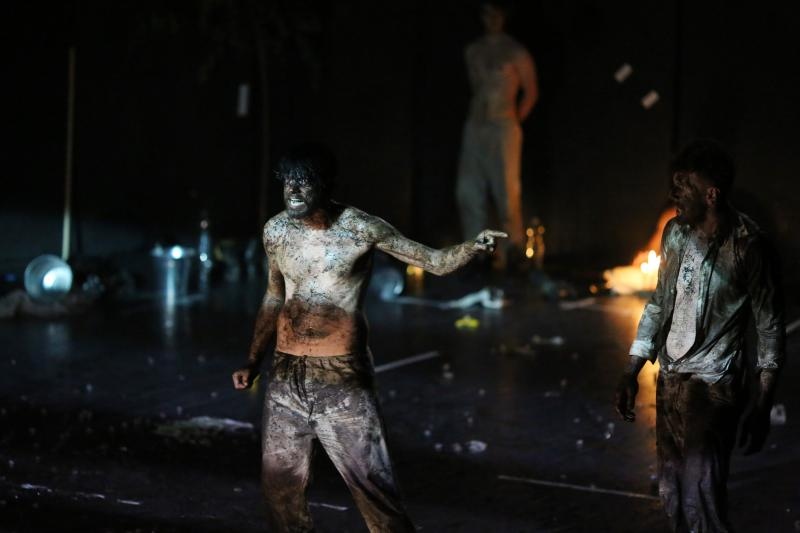 U sklopu Medjunarodnog festivala suvremenog kazalista Zadar snova, u kazalistu lutaka odrzana je predstava Grobnica za Borisa Davidovica. Photo: Filip Brala/PIXSELL