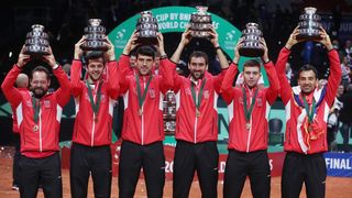 Veliko slavlje hrvatskih tenisača nakon osvajanja Davis Cupa