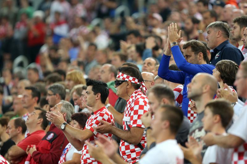 Velika hrvatska fešta u ljubljanskim Stožicama nakon plasmana u polufinale Eurobasketa, Foto. Igor Kralj/PIXSELL Velika hrvatska fešta u ljubljanskim Stožicama nakon plasmana u polufinale Eurobasketa, Foto. Igor Kralj/PIXSELL