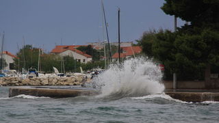 Tramontana u Zadru 26. kolovoza 2012.