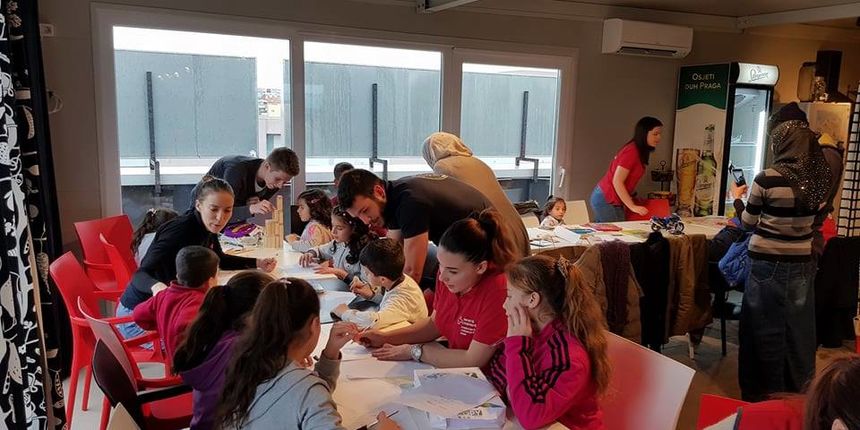 Volonteri GDCK Zadar održali drugu radionicu sa djecom iz Sirije Volonteri GDCK Zadar održali drugu radionicu sa djecom iz Sirije