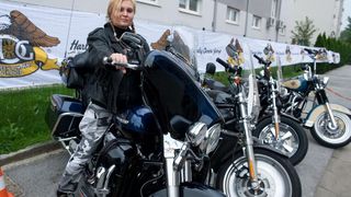 Zagreb – U prodavaonici i zastupnistvu Harley Davidson motora odrzani su Dan otvorenih vrata na kojem su posjetioci mogli razgledati motocikle i neke od njih isprobati. Photo: Davor Visnjic/PIXSELL
