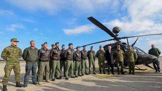 Zemunik: Predstavljena Eskadrila helikoptera OH-58D Kiowa Warrior