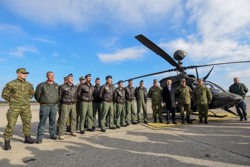 Zemunik: Predstavljena Eskadrila helikoptera OH-58D Kiowa Warrior