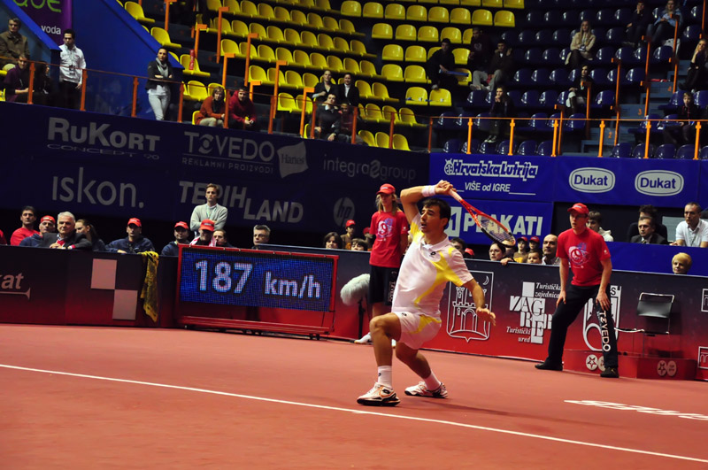 Finale ATP Zagreb: Dodig – Berrer, Foto: Andro Marcev Finale ATP Zagreb: Dodig – Berrer, Foto: Andro Marcev