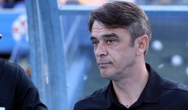 12.07.2015., stadion u Maksimiru, Zagreb – Derbi utakmica izmedju GNK Dinamo i HNK Hajduk u prvom kolu MAXtv Prve lige. Trener Hajduka Damir Buric. Photo: Goran Stanzl/PIXSELL