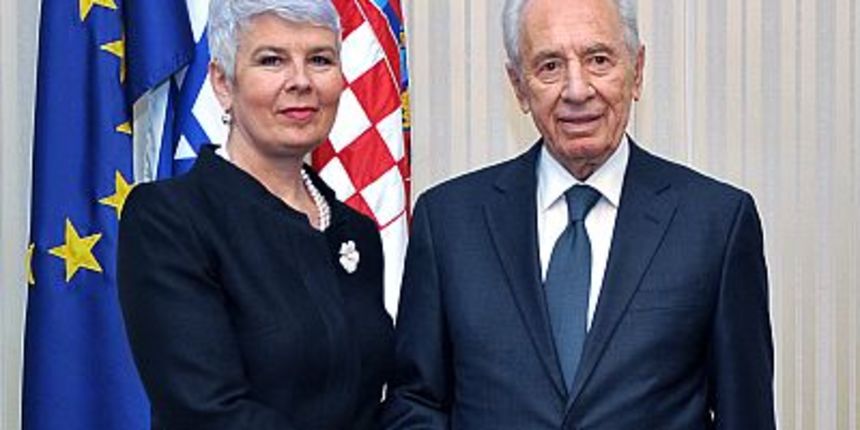 Kosor i Peres (Foto:hrt.hr) Kosor i Peres (Foto:hrt.hr)