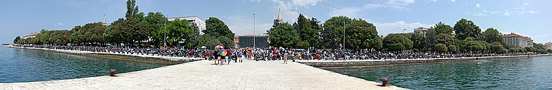 Susret bikera u Zadru (foto: Marin Gospić)