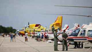 Dan otvorenih vrata Zračne baze Zemunik 5. kolovoza 2014., Foto: Filip Brala/PIXSELL