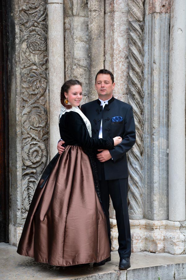 Predstavljanje svečane zadarske pučke nošnje, foto: Iva Perinčić Predstavljanje svečane zadarske pučke nošnje, foto: Iva Perinčić