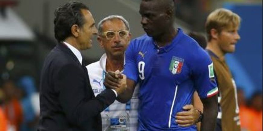 Cesare Prandelli i Mario Balotelli, foto: Reuters/Gazzetta.it