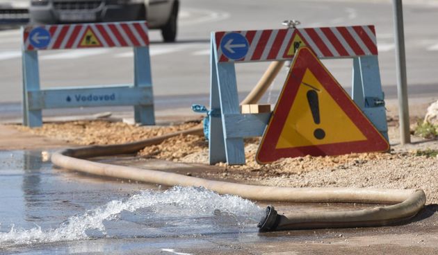 Vodovod Zadar, radovi na mreži, bez vode