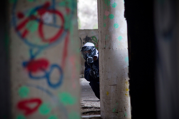 Paintball u Gaženici, 22. siječnja 2012. (foto:Saša Čuka)