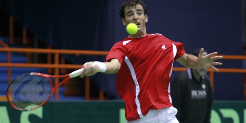 Zagreb,040311.Dom sportovaTenis Davis Cup, mec Ivan Dodig – Philipp KohlschreiberNa fotografiji: Ivan Dodig Foto: Ranko Suvar / CROPIX Zagreb,040311.Dom sportovaTenis Davis Cup, mec Ivan Dodig – Philipp KohlschreiberNa fotografiji: Ivan Dodig Foto: Ranko Suvar / CROPIX