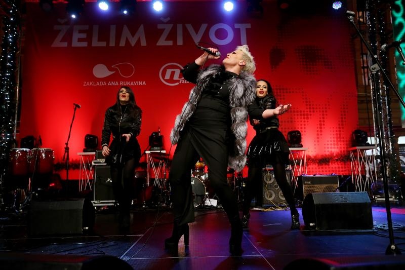 Humanitarni koncert Želim život na Trgu bana Josipa Jelačića