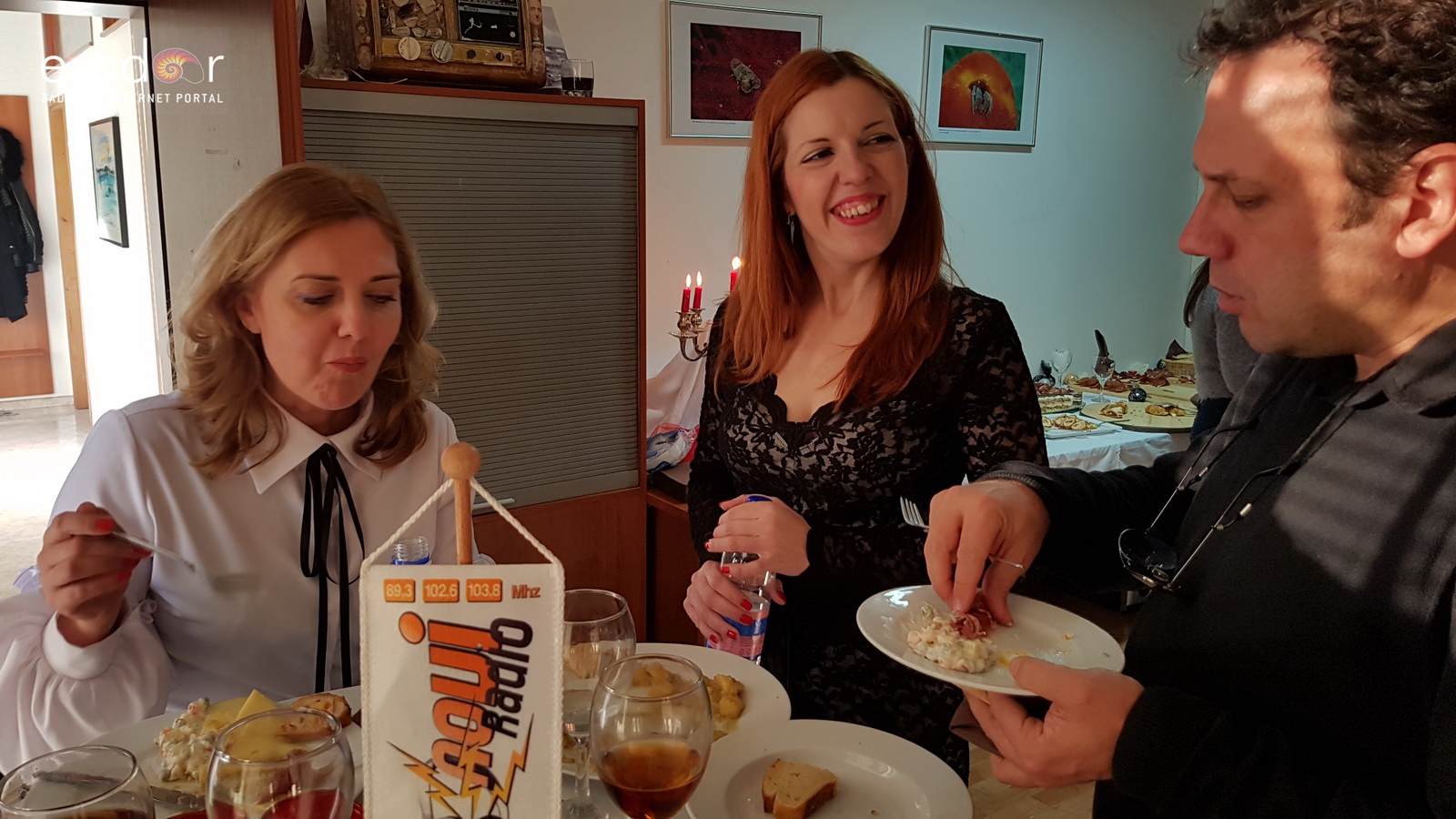 Božićni domijenak i premijera novog studija Novog radija