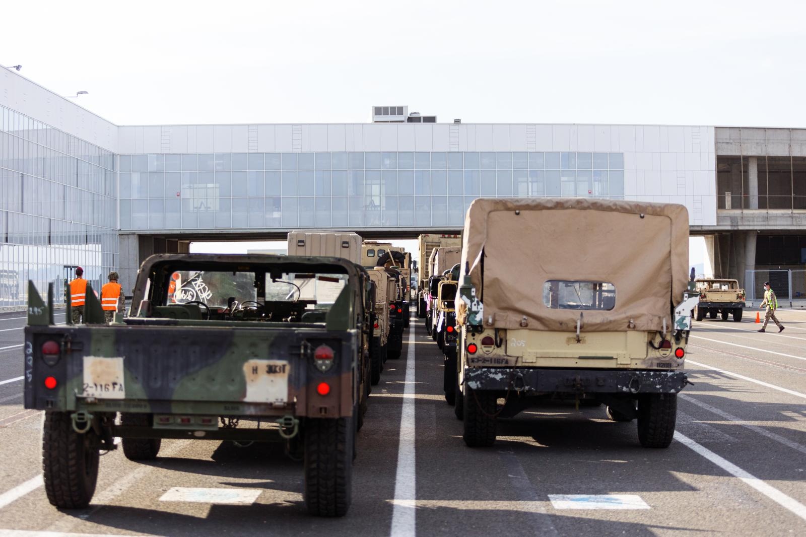 U Gaženicu dopremljena vojna oprema i sredstva za vježbu Immediate Response 21 U Gaženicu dopremljena vojna oprema i sredstva za vježbu Immediate Response 21